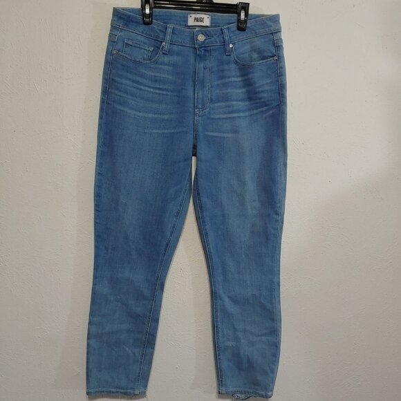 Paige Hoxton Skinny Crop Stretch Jeans Size 30 - Picture 1 of 7